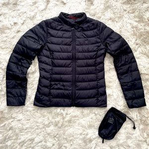 Uniqlo INES DE LA FRESSANGE Ultra Light Down Jacket Puffer in Black
